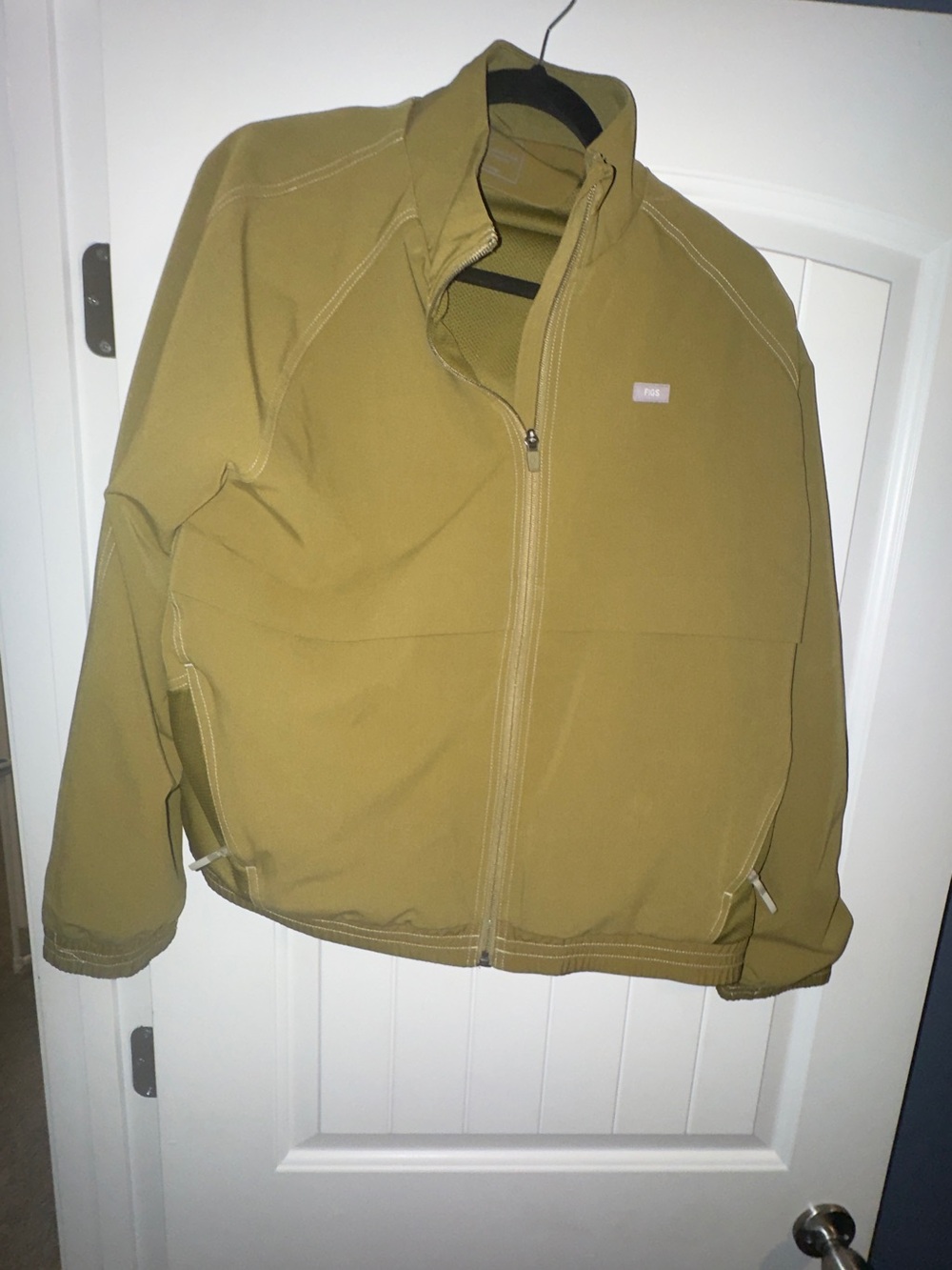 Women's Olive Zip-Front Jacket